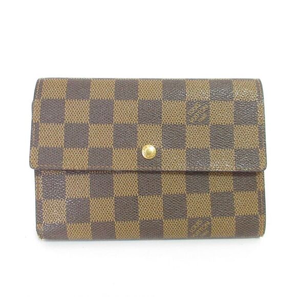 Louis Vuitton Portefeuille Trésor Étui Papier Damier Wallet - Picture 1 of 10